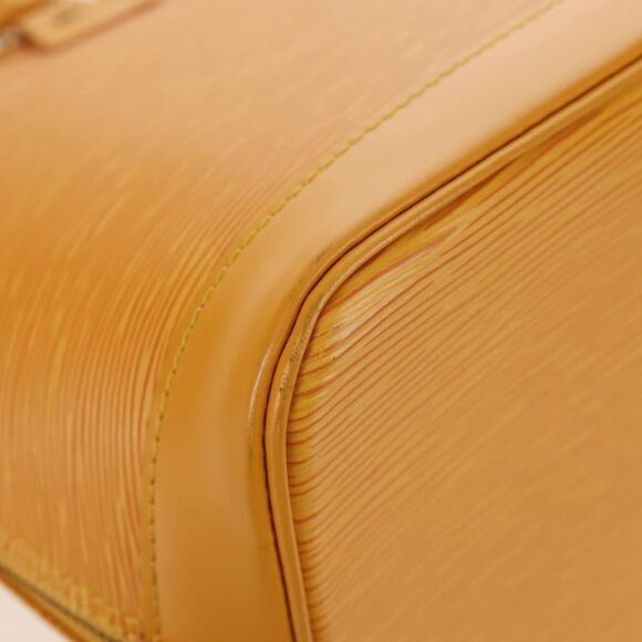 Louis Vuitton Alma Handbag Epi Leather Yellow Leather Handbag (Pre-Owned) - Picture 11 of 16